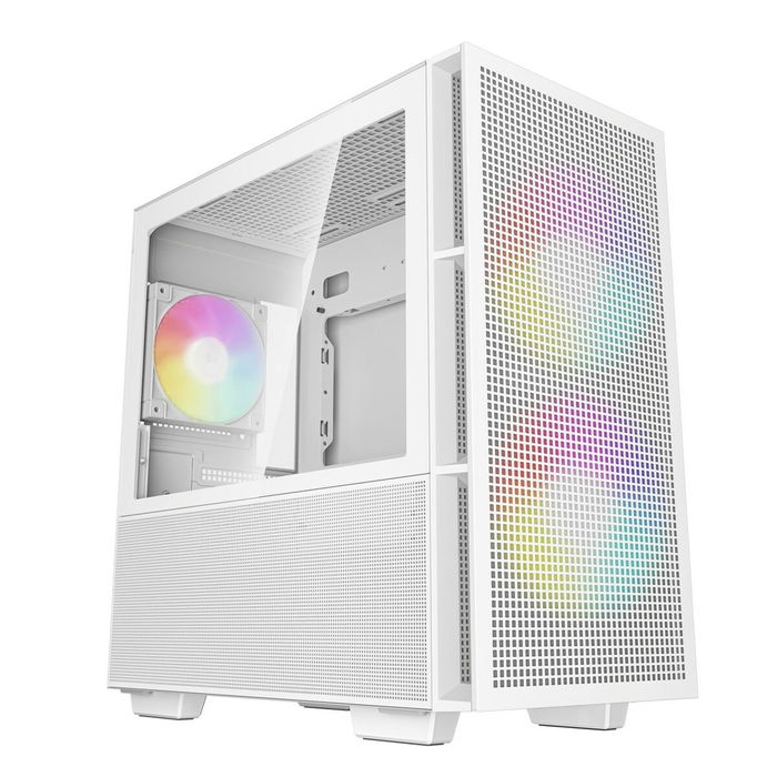 Boîtier ATX semi-tour DEEPCOOL R-CH360-WHAPE3-G-1 Blanc Multicouleur