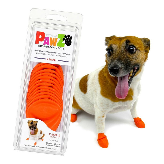 Bottes Pawz Chien Orange XS Bottes Pawz Chien Orange XS