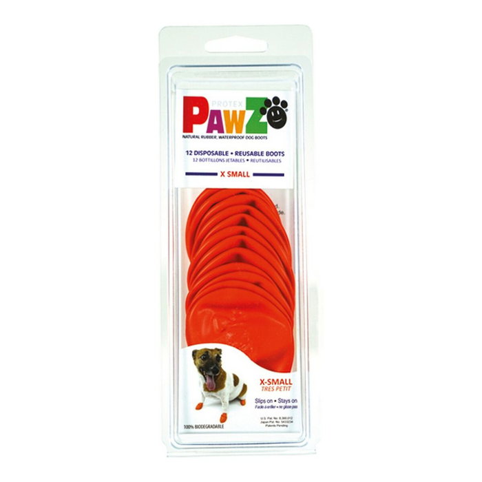 Bottes Pawz Chien Orange XS Bottes Pawz Chien Orange XS