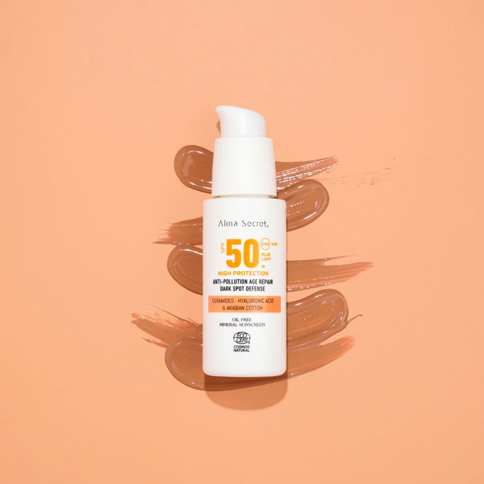 Alma Secret Crème visage Haute Protection SPF50 #gold 50 ml