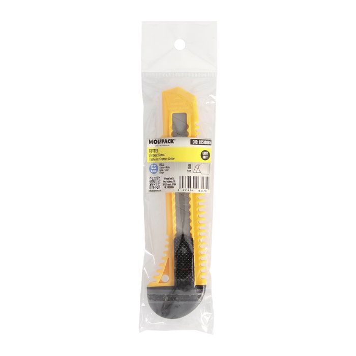 WOLFPACK LINEA PROFESIONAL Cutter Eco avec lame de 18 mm WOLFPACK LINEA PROFESIONAL Cutter Eco avec lame de 18 mm