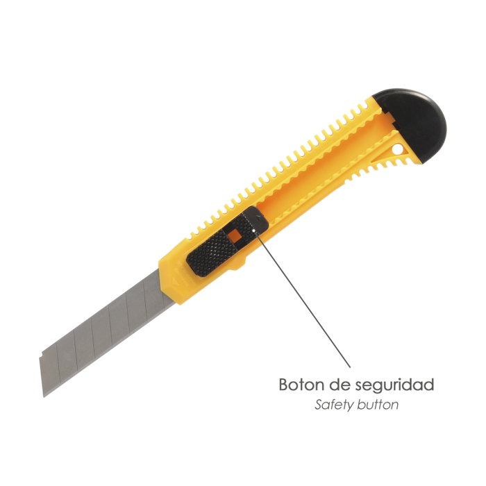 WOLFPACK LINEA PROFESIONAL Cutter Eco avec lame de 18 mm WOLFPACK LINEA PROFESIONAL Cutter Eco avec lame de 18 mm