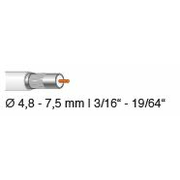 JOKARI Pince à dénuder SECURA Coaxi No. 1 pour câble coaxial et rond 4,8-7,5mm JOKARI Pince à dénuder SECURA Coaxi No. 1 pour câble coaxial et rond 4,8-7,5mm