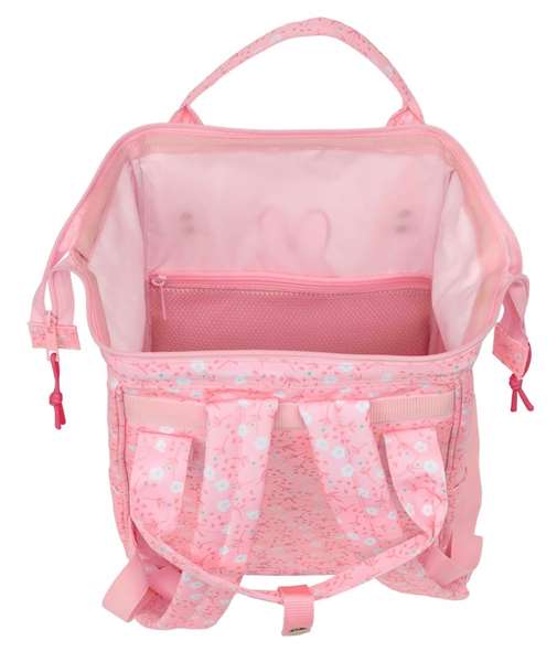 Safta Sac à dos pour ordinateur portable 13" Miffy 'Flores' - 27x40x19 cm, à partir de 3 ans