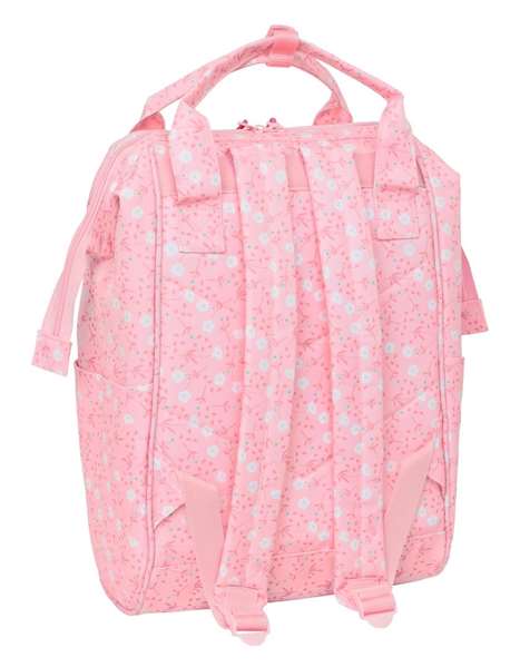Safta Sac à dos pour ordinateur portable 13" Miffy 'Flores' - 27x40x19 cm, à partir de 3 ans