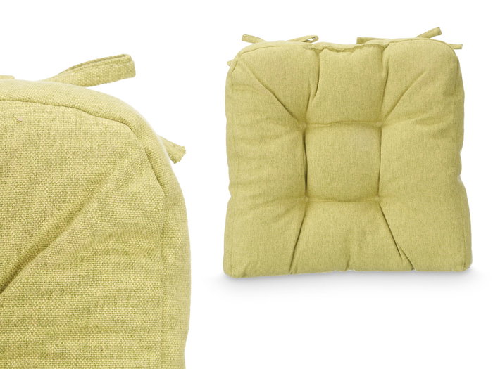 Giftdecor Lot de 2 Housses de Coussin Vert 40x40 cm (Set de 6)