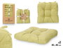 Giftdecor Lot de 2 Housses de Coussin Vert 40x40 cm (Set de 6)