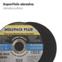 WOLFPACK LINEA PROFESIONAL Disque de coupe abrasif acier inoxydable Ø 115 x 22,2 mm x 1 mm