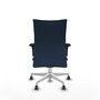 Piqueras Y Crespo Chaise de bureau Albacete, mécanisme synchrone, Bleu marine