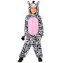 Liragram - Disguise, déguisement enfant singe zèbre taille 8-10 ans, costume pour garçon fille, couleur blanc