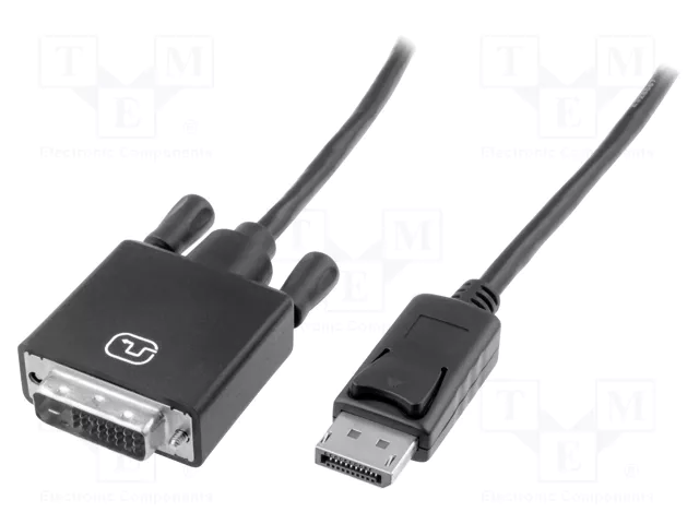 DIGITUS Câble DisplayPort vers DVI-D (24+1) 3m DIGITUS Câble DisplayPort vers DVI-D (24+1) 3m
