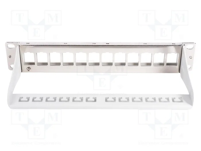 DIGITUS Panneau de patch Keystone Cat 6a blindé 1U 10 pouces
