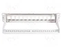 DIGITUS Panneau de patch Keystone Cat 6a blindé 1U 10 pouces