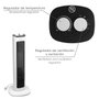 MAURER Ventilateur soufflant tour avec effet flamme 800/2000W