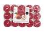 Acorde Lot de 30 bougies chauffe-plat parfum pomme cannelle 3h, 19x2.7x11 cm (Set de 24)