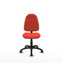 PIQUERAS Y CRESPO Chaise de bureau Algarra orange foncé sans accoudoirs