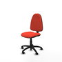 PIQUERAS Y CRESPO Chaise de bureau Algarra orange foncé sans accoudoirs