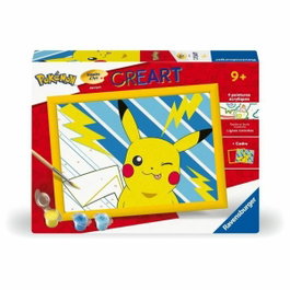 Ravensburger CreArt Kids Kit de peinture par numéros Pikachu Éclair 18x24cm