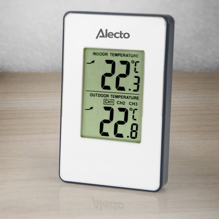 Alecto WS-1050 Station météo avec capteur sans fil Blanc