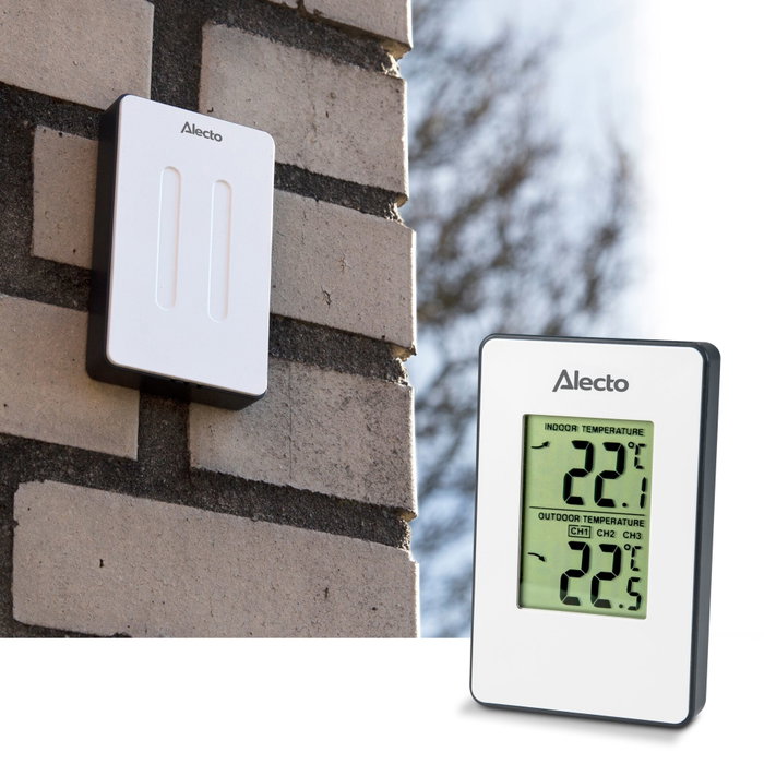 Alecto WS-1050 Station météo avec capteur sans fil Blanc