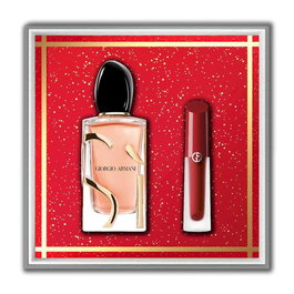 Giorgio Armani Si Intense Eau de Parfum 100ml + Lip Maestro N°12 - Coffret Cadeau