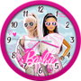 Barbie Horloge murale de décoration pour enfants - Diamètre 25 cm