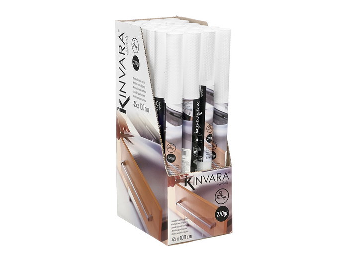Kinvara Tapis antiderapant translucide 45x100 cm Plastique EVA (Set de 24)