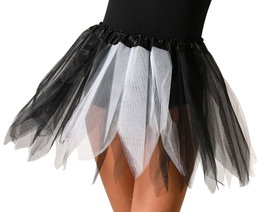 Atosa Tutu Enfant Blanc et Noir 30cm