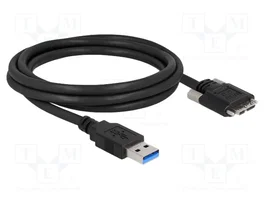 DELOCK Câble USB A vers USB B micro 2m noir