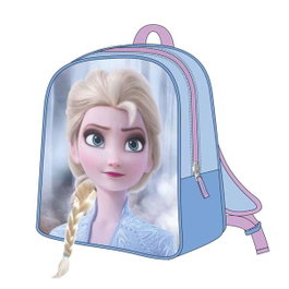 Cerdá Mochila enfant à applications 3D Frozen - Sac à dos 22 x 27 x 1 cm - Pour enfants de 2 à 8 ans - Bleu clair