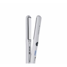 Perfect Beauty - Plancha Care Evolution, fer à lisser professionnel plaques en titane avec infrarouge, ions négatifs, fonction waterproof, température 80-230°C, écran LCD