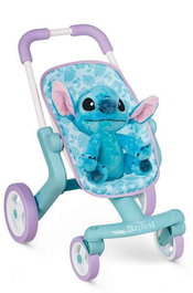 Smoby Poussette Silla Paseo Stitch avec peluche - Dimensions : 49x38x53 cm - À partir de 3 ans