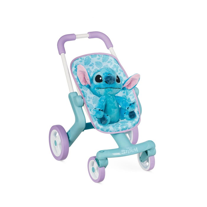 Smoby Stitch Poussette avec Peluche de 25 cm