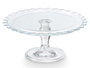 Pasabahce Tartera avec pied diamètre 26 cm en verre transparent (Set de 4)