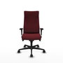 Piqueras Y Crespo Fauteuil Albacete, mécanisme Synchro, Similicuir Granate