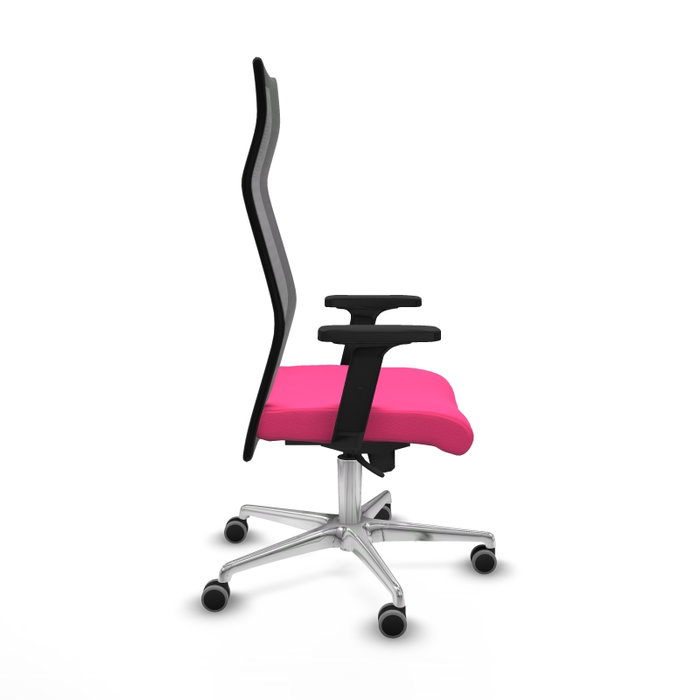 Piqueras y Crespo Chaise de Bureau Albacete Rose et Noir