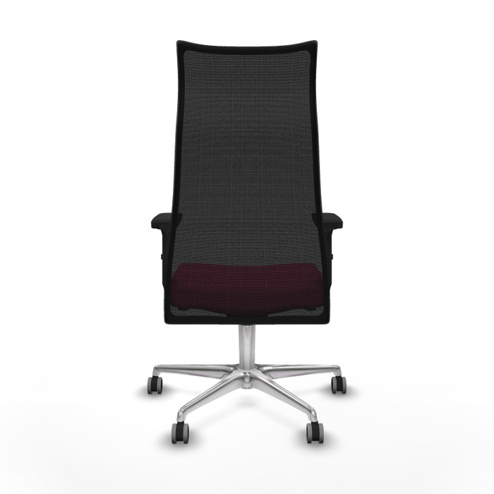 Piqueras y Crespo Chaise de Bureau Albacete Rose et Noir