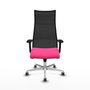 Piqueras y Crespo Chaise de Bureau Albacete Rose et Noir