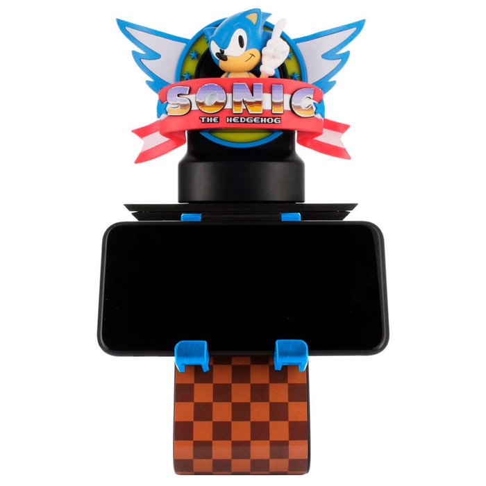 EXQUISITE GAMING Cable Guy Ikon Classic Sonic - Support de chargement LED avec 2 ports USB, Powerstand SP2, rotatif REST, 20 cm, câble USB-C fourni