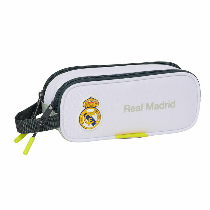 Fourre-tout Real Madrid C.F. Blanc 21 x 8 x 6 cm Fourre-tout Real Madrid C.F. Blanc 21 x 8 x 6 cm
