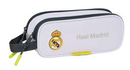 Safta Portatodo Double Real Madrid Équipement 25/26 - Boîte de rangement pour enfant 21x8x6 cm