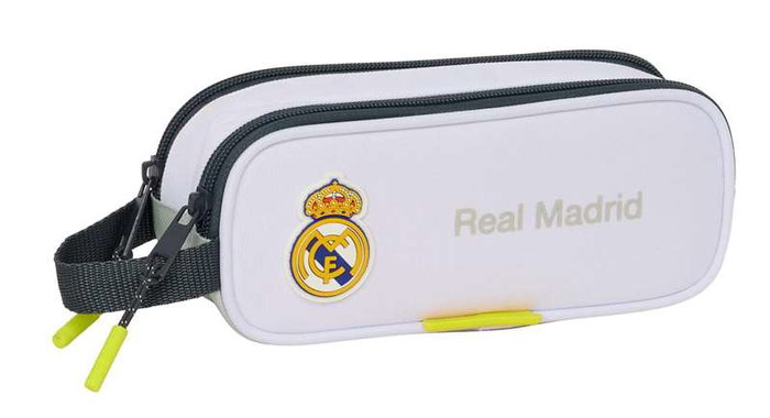 Safta Portatodo Double Real Madrid Équipement 25/26 - Boîte de rangement pour enfant 21x8x6 cm Safta Portatodo Double Real Madrid Équipement 25/26 - Boîte de rangement pour enfant 21x8x6 cm