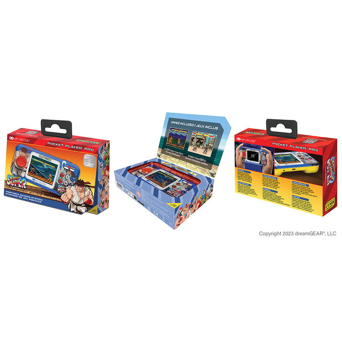 My Arcade Pocket Player PRO - Console de jeu portable Street Fighter II