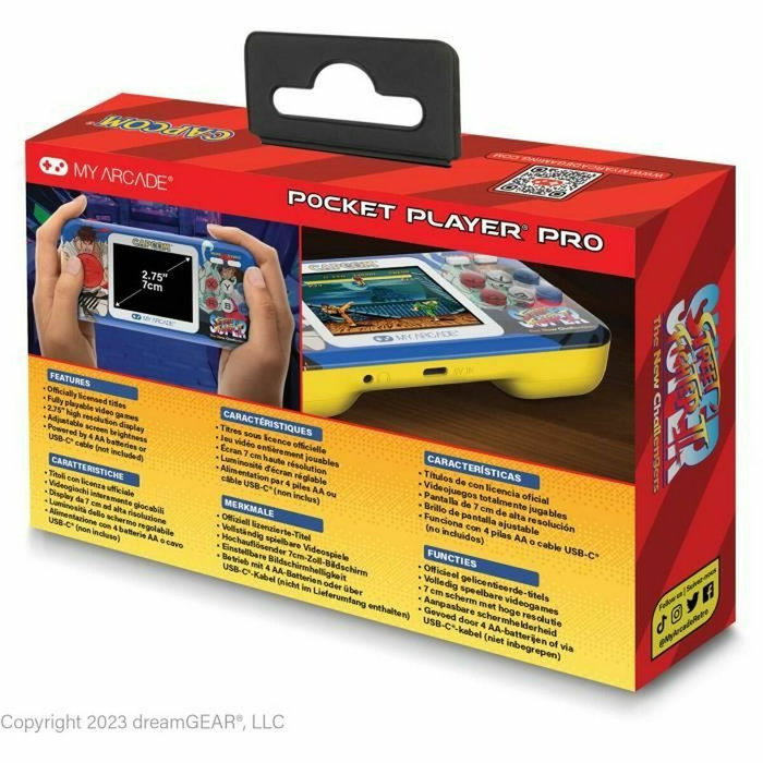 My Arcade Pocket Player PRO - Console de jeu portable Street Fighter II