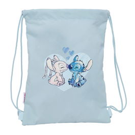 Sac à dos serré par des ficelles Lilo & Stitch Bleu 26 x 34 x 1 cm