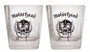 KKL Motorhead Pack de 2 verres Whiskey 250 ml