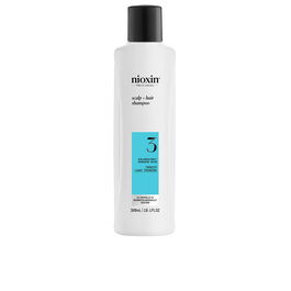 Nioxin System 3 Shampoing Cheveux Teints et Légèrement Fragilisés - Soin Hydratant et Densifiant 300 ml