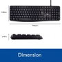 Ewent EW3001 Clavier USB Silencieux QWERTY ES avec Pavé Numérique
