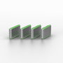 Lindy Bloqueur de port USB C, 4 pièces + clé, Vert - Protection physique des ports
