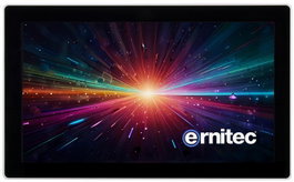 Ernitec Moniteur tactile 24 pouces Full-HD 24/7 Antivandalisme et Étanche